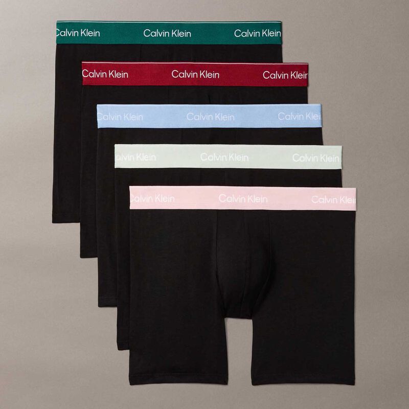 Icon Cotton Stretch Boxer Briefs - 5 Pack image number 1